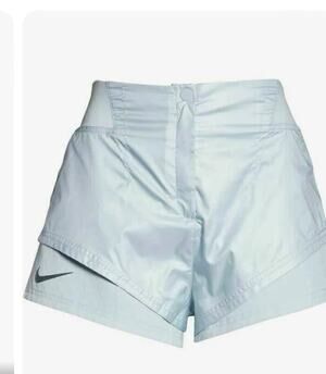 Nike City Ready Reflective High Cut 2 In 1 Shorts CJ4147 Aura Blue Sz Sm